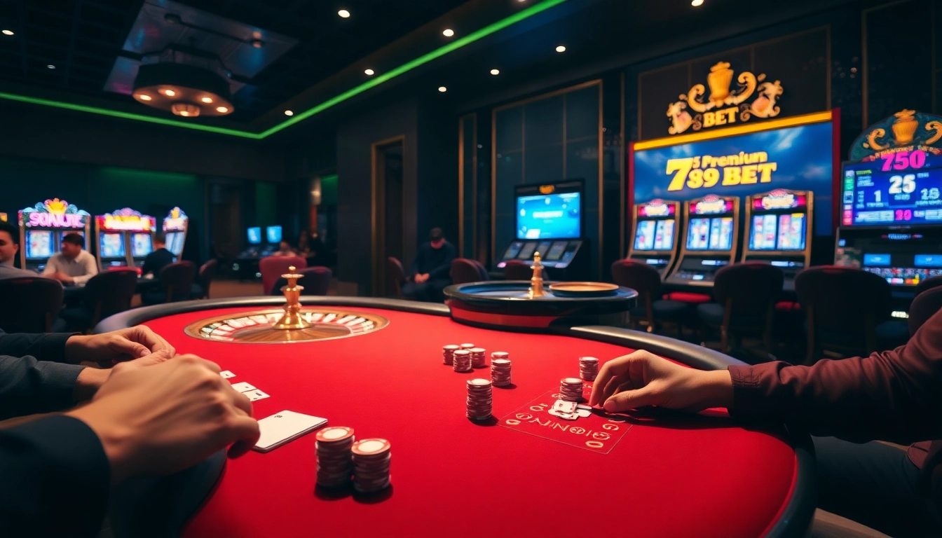 Engaged players enjoying a premium gambling experience at 789BET casino.