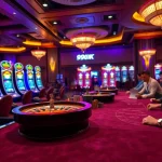Exciting casino action at 99OK with vibrant tables and enthusiastic players in a luxury setting.