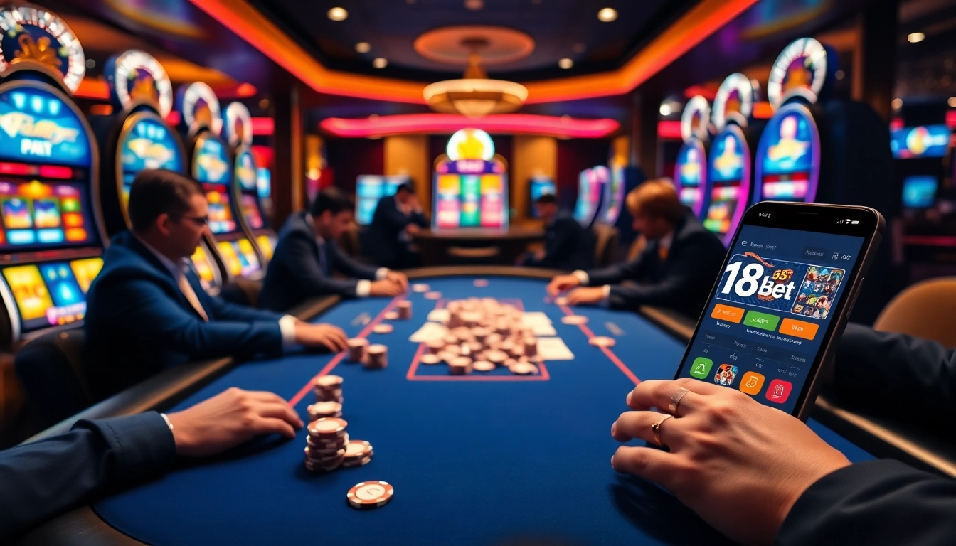 Experience the excitement of 136bet while playing poker in a luxurious casino setting.