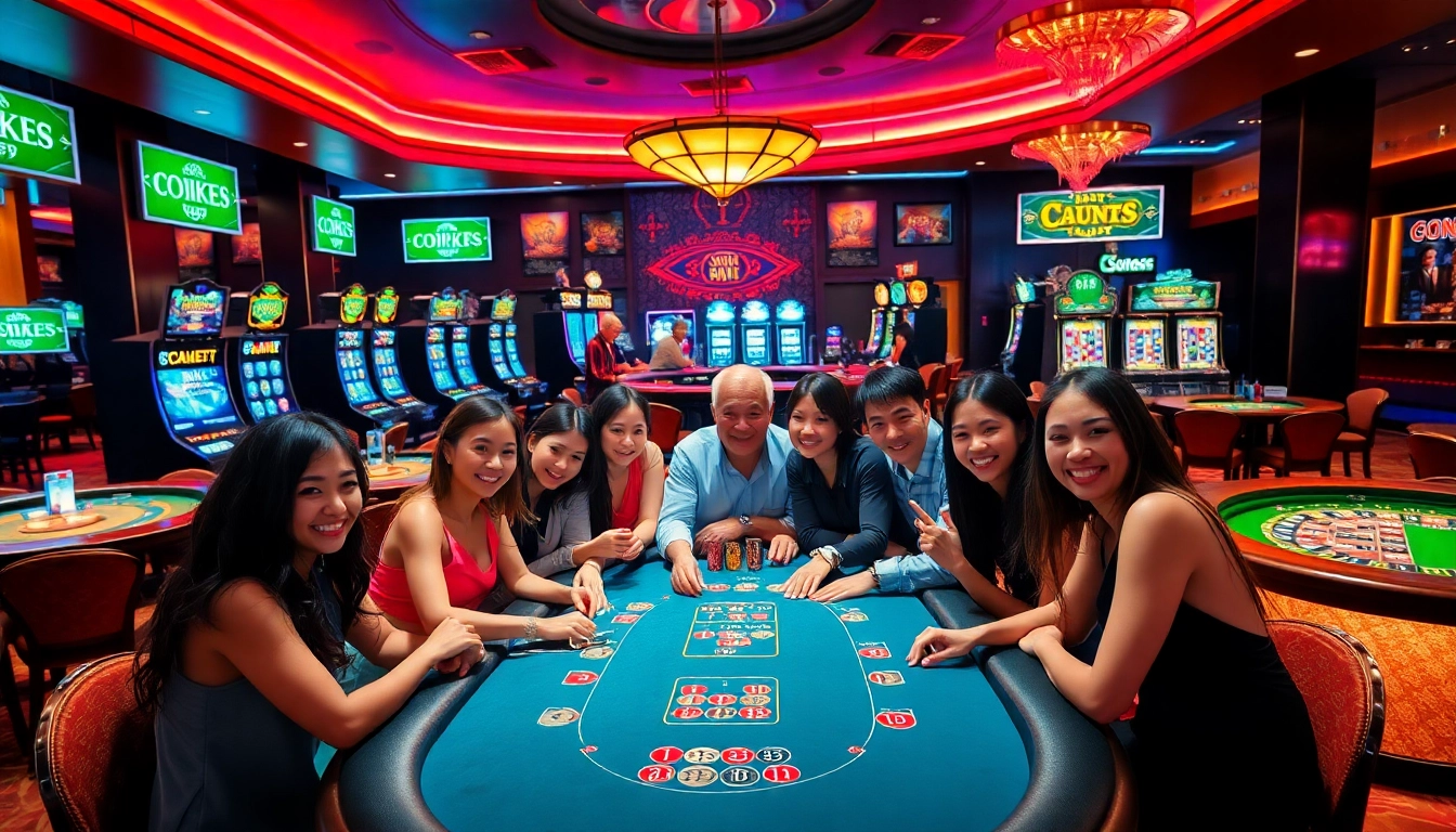 Exciting casino atmosphere at https://789betpa.com/, featuring engaging gaming tables and thrilled players.