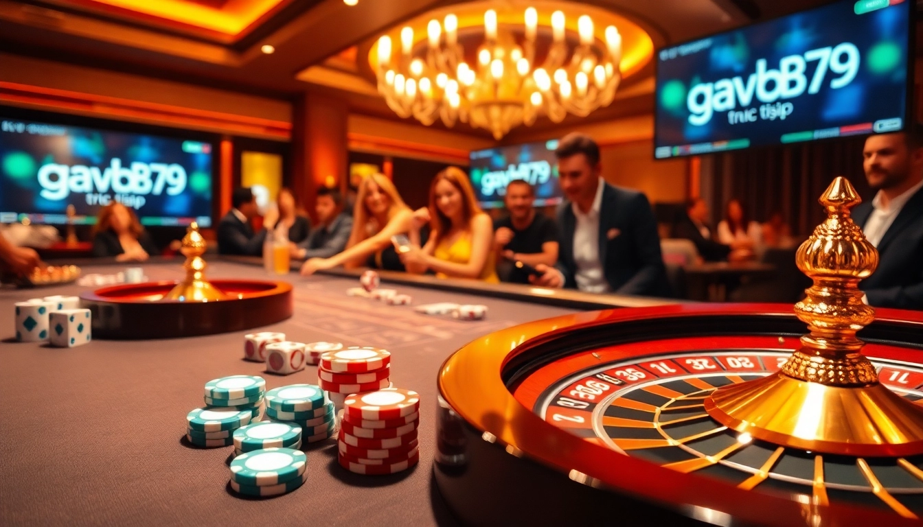 Engage in the thrill of betting at gavb79 trực tiếp, with vibrant casino visuals and exciting gaming elements.