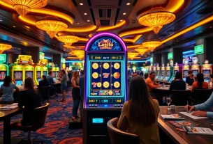 Profitez de l'excitation d'un crypto casino moderne avec des machines à sous colorées.