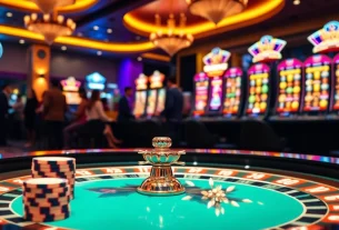 Players enjoying the excitement of roulette and slots at 55WW casino.