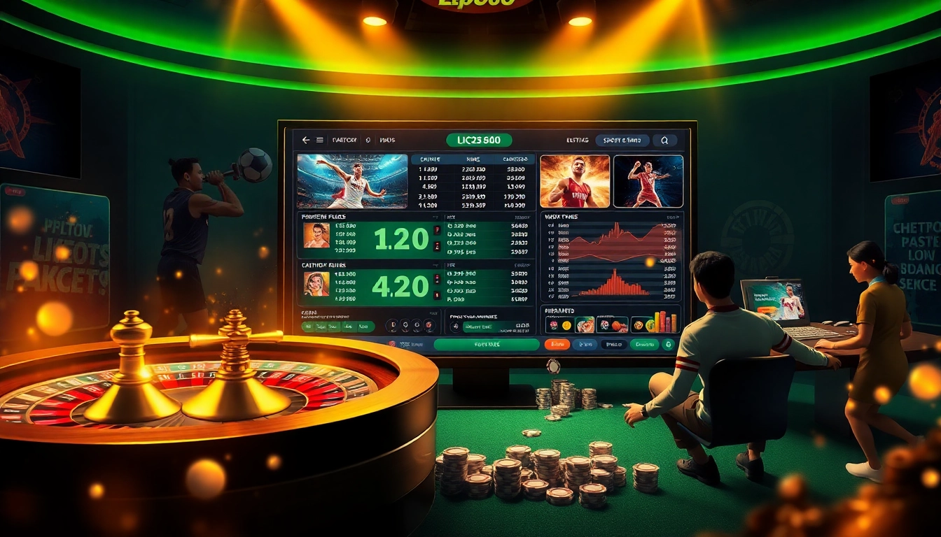 Place bets on thrilling events at Thể Thao LC88, showcasing an exciting online sports betting scene.