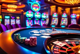 Experience the thrill of winning at 79king's online casino with vibrant poker tables and flashy slot machines.