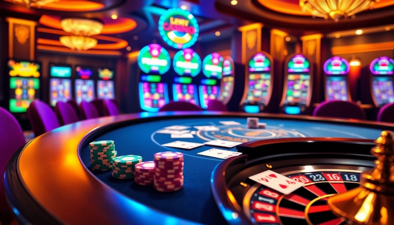 Experience the thrill of winning at 79king's online casino with vibrant poker tables and flashy slot machines.