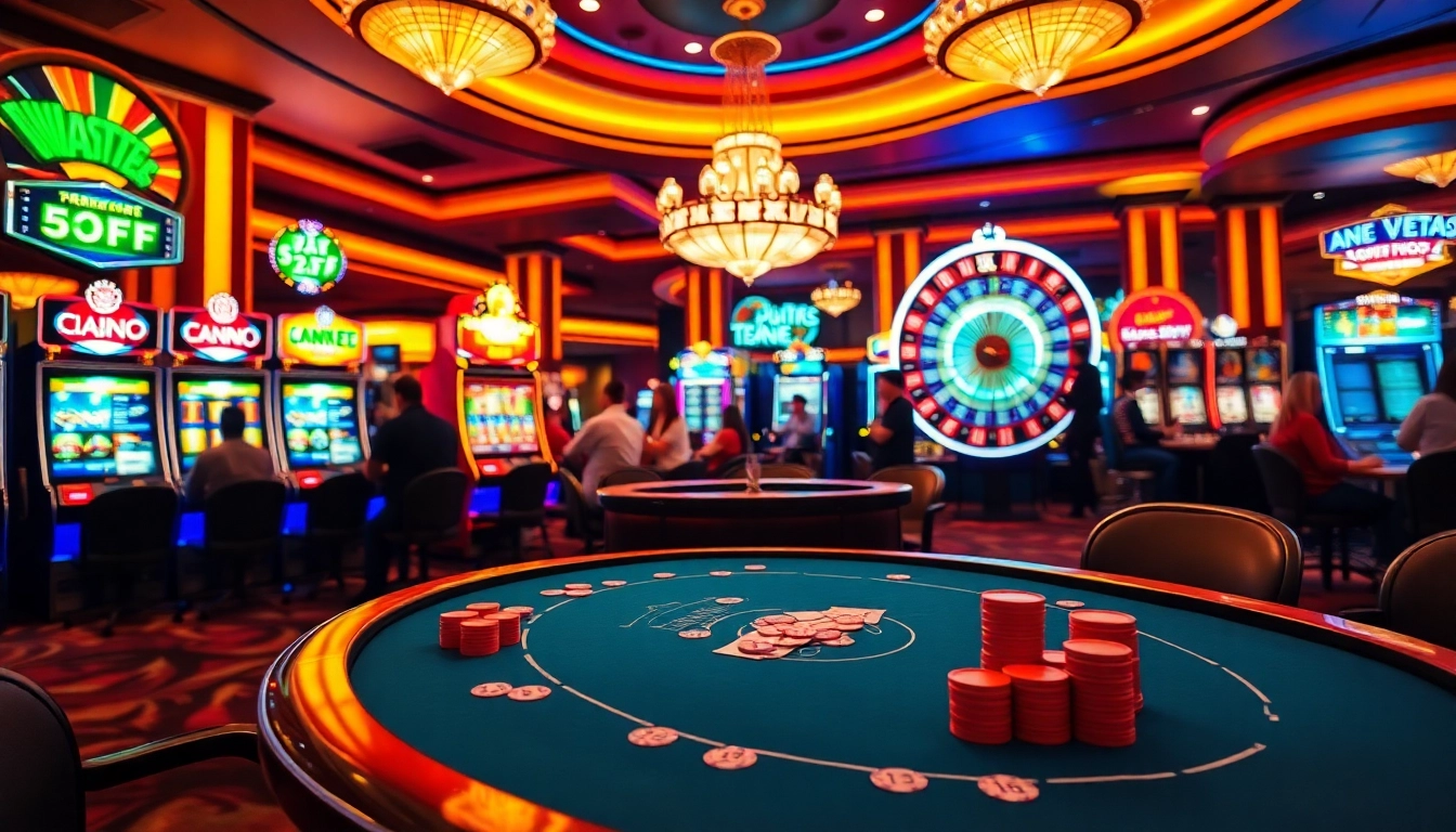 Experience the excitement of a casino with vibrant elements, featuring 55WW slots and thrilling gameplay.