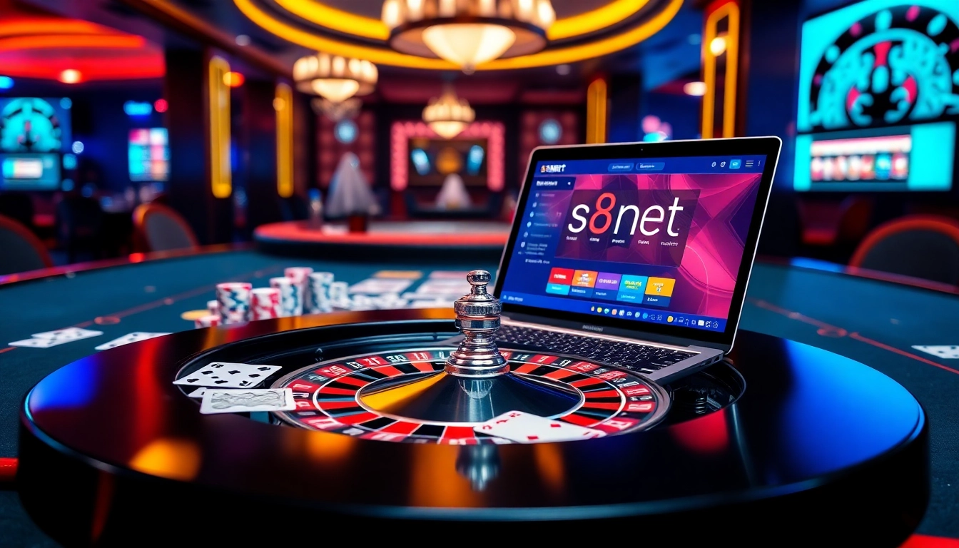 Spin the roulette wheel at https://s8net.com/ with luxury gaming chips and exciting visuals.