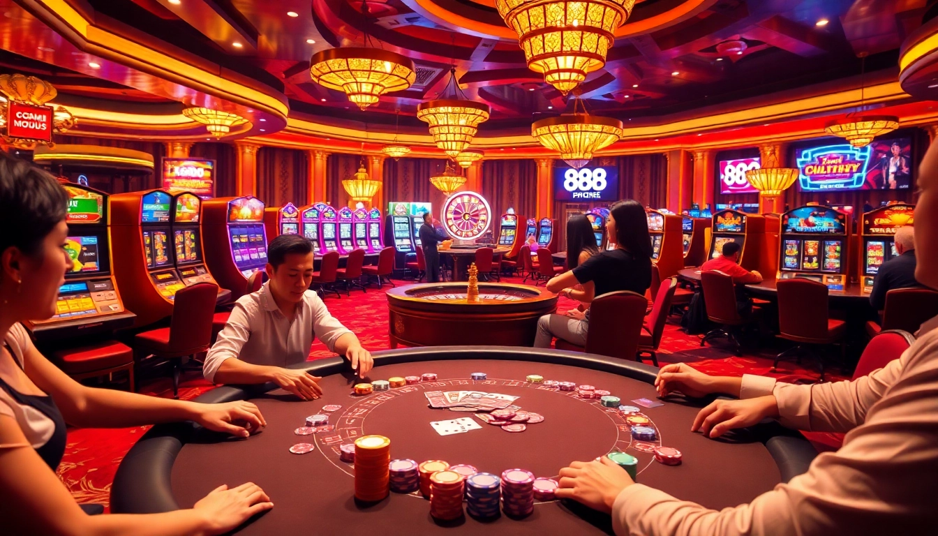 Experience thrilling gameplay and bonuses with 888new Khuyến mãi at a vibrant casino.
