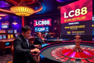 Players enjoy a thrilling game at the LC88 roulette table, showcasing excitement and opportunity.