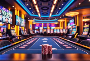 Jouer à des jeux de casino en ligne dans un cadre moderne et dynamique.