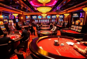 Experience the excitement at TT88's live dealer casino with engaging games and vibrant atmosphere.