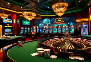 C168 online casino scene with vibrant games, luxury atmosphere, and professional gambling elements.
