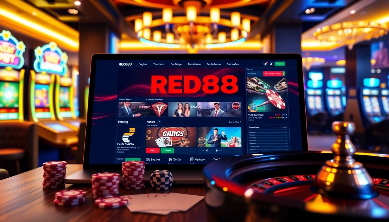Experience the thrill of online gambling with RED88’s engaging casino games and vibrant atmosphere.
