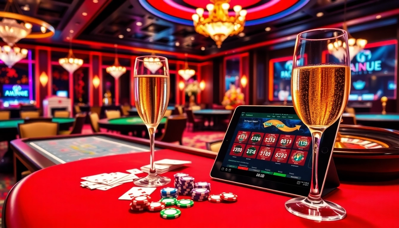 Découvrez l'excitation du casino en ligne France avec des tables de jeu dynamiques et une atmosphère luxueuse.