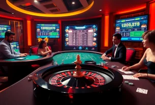 Experience luxury gaming at nhà cái bu88 with stylish poker tables and vibrant roulette wheels.