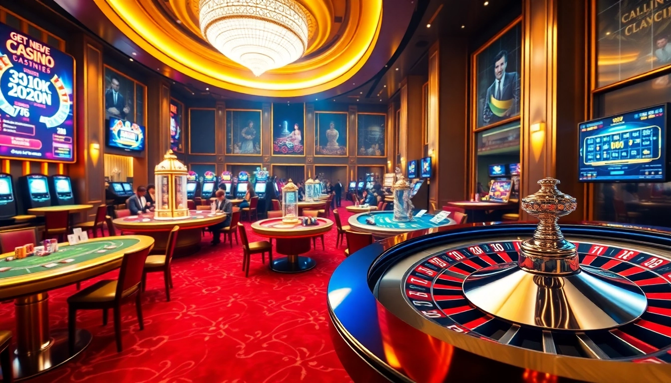 Nouveaux casinos en ligne 2026 showcase thrilling gaming tables filled with action and excitement.