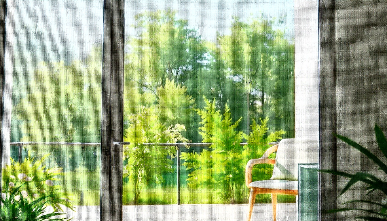 Installer la moustiquaire porte fenetre pour profiter de l'air frais sans insectes gênants.