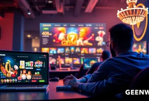 Exciting online gaming experience at Gemwin featuring diverse gaming options in a luxurious interface.
