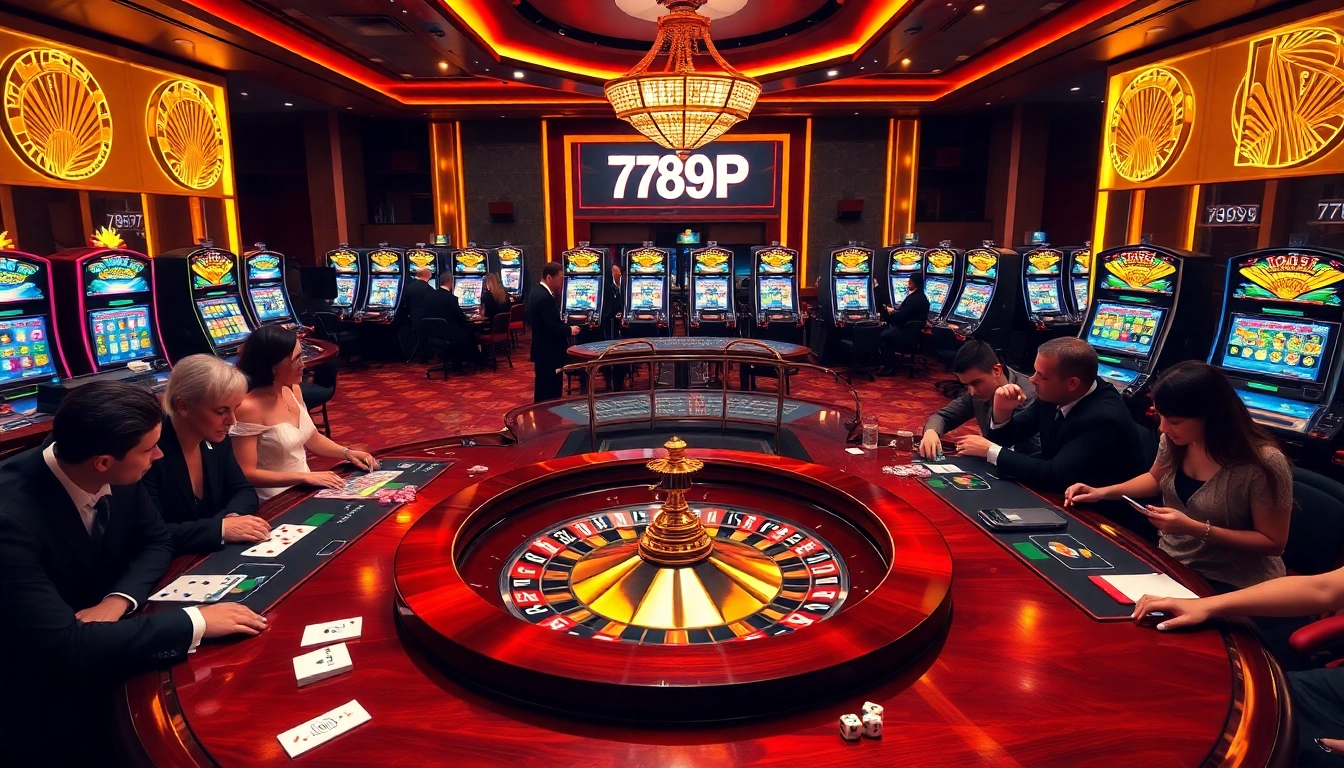 Experience thrilling gameplay at 789P casino with vibrant tables and exciting gaming elements.
