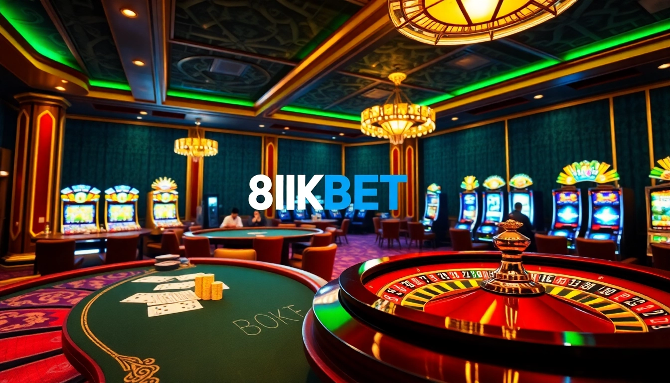Experience thrilling gameplay at 8KBET with vibrant casino tables and engaging players.