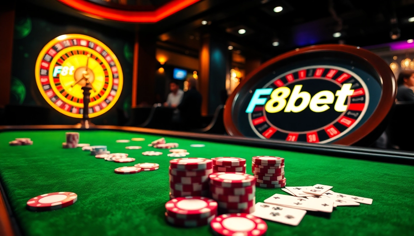 Experience the excitement of F8bet with vibrant casino games and betting action.